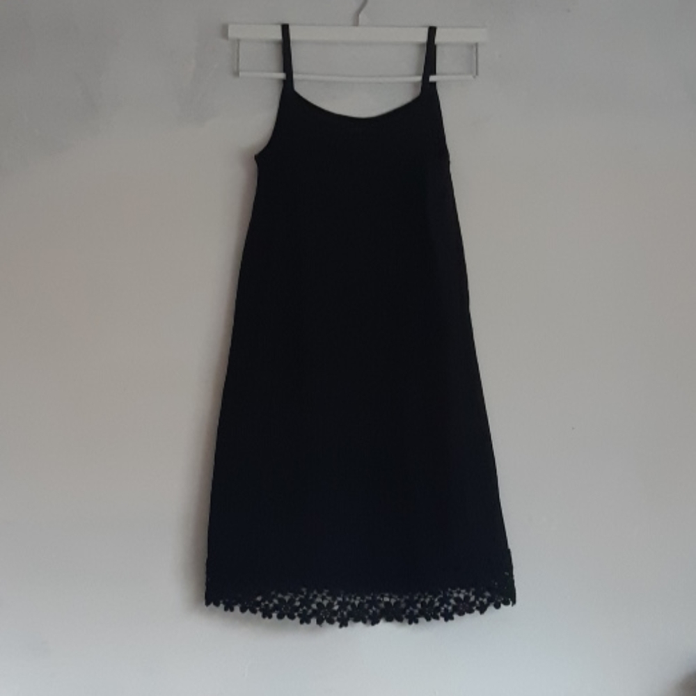 Black lace dress